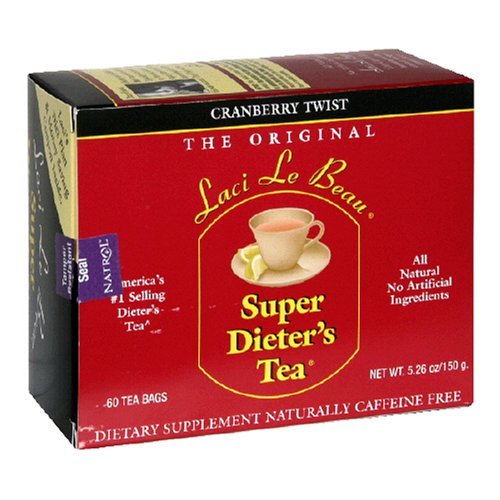 0080987010926 - SUPER DIETER'S TEA BAGS CRANBERRY TWIST 60 TEA BAGS