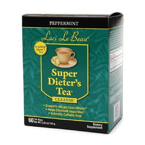 0080987010933 - SUPER DIETER'S TEA PEPPERMINT 60 TEA BAGS