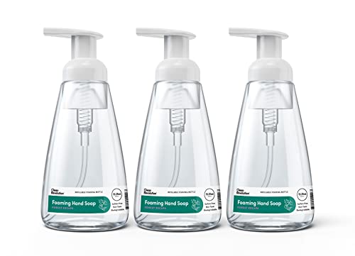 0810004551138 - CLEAN REVOLUTION READY TO USE FOAMING HAND SOAP| THREE PACK | JUMBO 15.25OZ BOTTLES | GENTLE, MOISTURIZING & ECO-FRIENDLY | REAL ESSENTIAL OILS | FOREST ESCAPE | 45.75 TOTAL FL OZ
