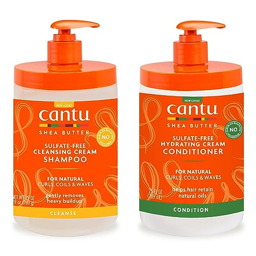 0810006944549 - CANTU SHAMPOO & CONDITIONER WITH SHEA BUTTER FOR NATURAL HAIR, 25 FL OZ (PACK OF 2)