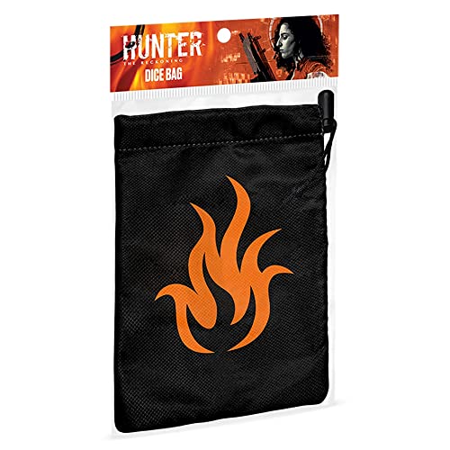 0810011726024 - HUNTER: THE RECKONING 5TH EDITION ROLEPLAYING GAME DICE BAG - RPG ACCESSORY, PROTECT, HOLD & TRANSPORT YOUR DICE