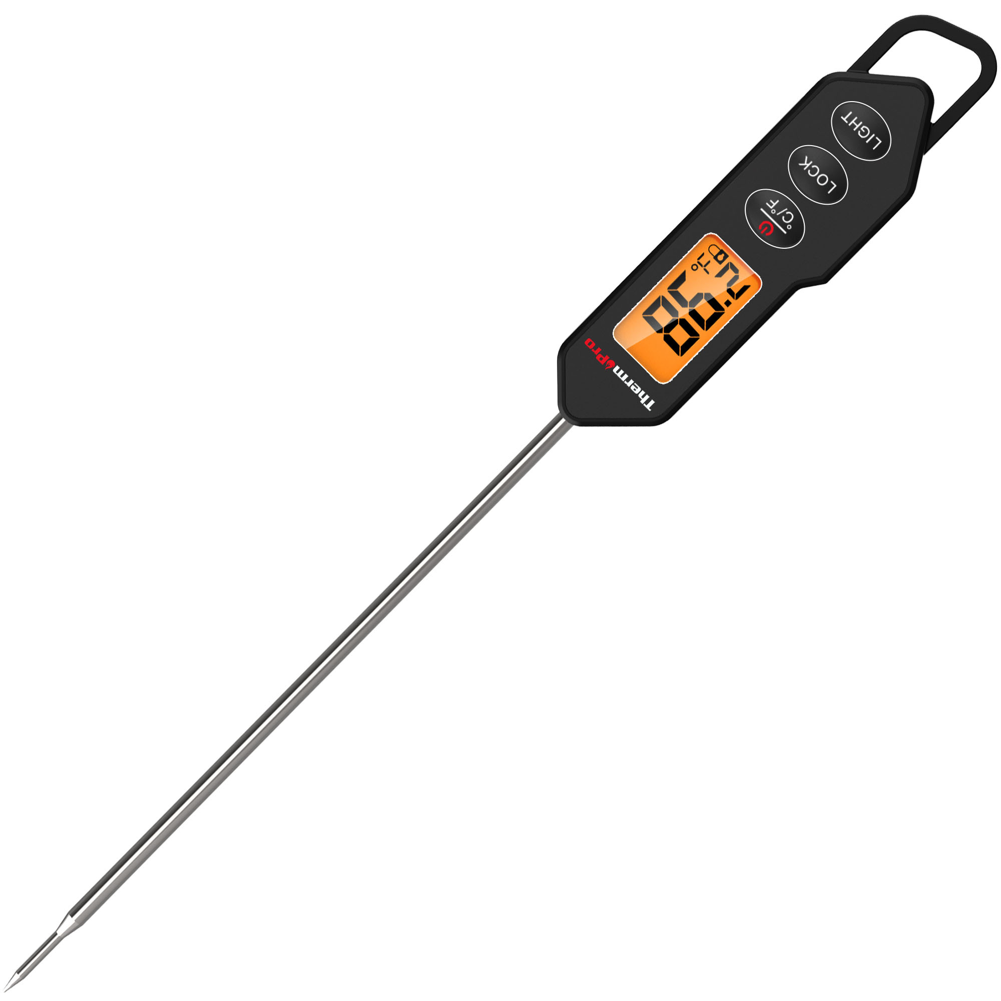 0810012961912 - THERMOPRO - DIGITAL INSTANT-READ MEAT THERMOMETER - BLACK