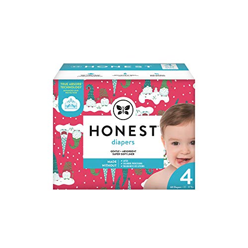 0810022913048 - THE HONEST COMPANY CLUB BOX - ROSE BLOSSOM & STRAWBERRIES PRINT WITH TRUEABSORB TECHNOLOGY PLANT-DERIVED MATERIALS HYPOALLERGENIC