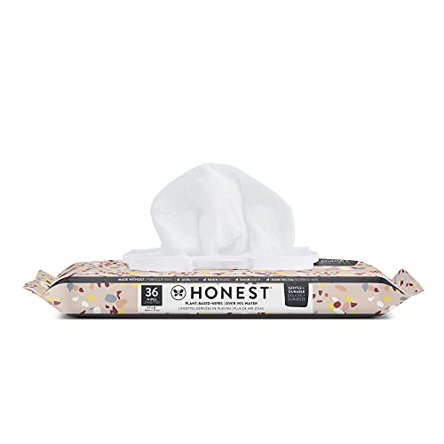 0810022915295 - THE HONEST COMPANY, BABY WIPES, TERAZZO PRINT, 36 COUNT