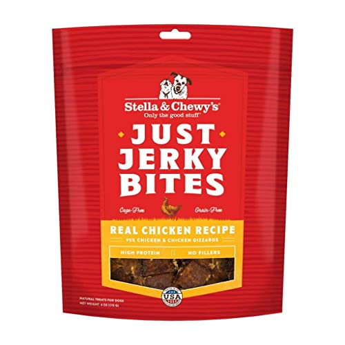 0810027370969 - STELLA & CHEWYS JUST JERKY BITES REAL CHICKEN RECIPE, 6 OZ. BAG