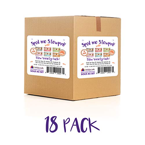 0810028240971 - WERUVA CLASSIC STEWS CAT FOOD, SPOIL ME STEWPID! VARIETY PACK, 3OZ CAN (PACK OF 18)