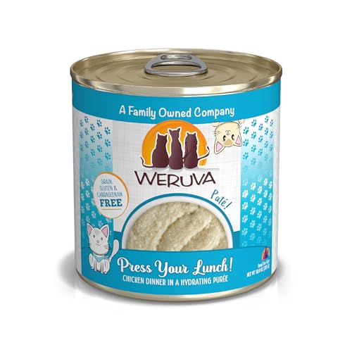 0810028244696 - WERUVA CLASSIC CAT PATE, PRESS YOUR LUNCH WITH CHICKEN, 10 OZ CAN (PACK OF 12)