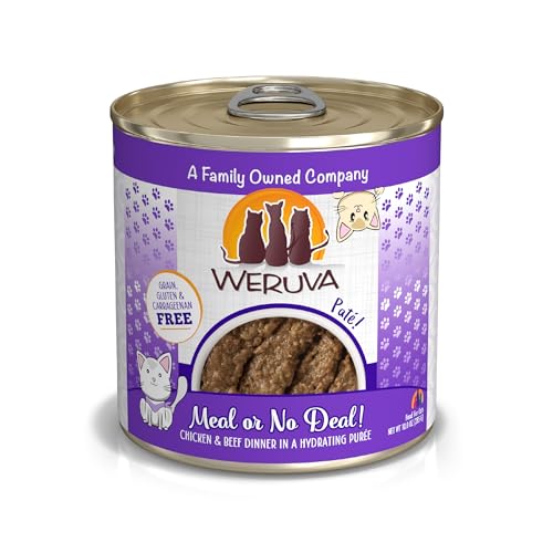 0810028244719 - WERUVA CLASSIC CAT PATE, MEAL OR NO DEAL! WITH CHICKEN & BEEF, 10 OZ CAN (PACK OF 12)