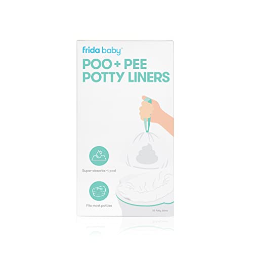 0810028773271 - FRIDA BABY POO + PEE POTTY LINERS | LEAK-PROOF, SUPER-ABSORBENT LINERS FITS MOST POTTY CHAIRS FOR EASY CLEANUP