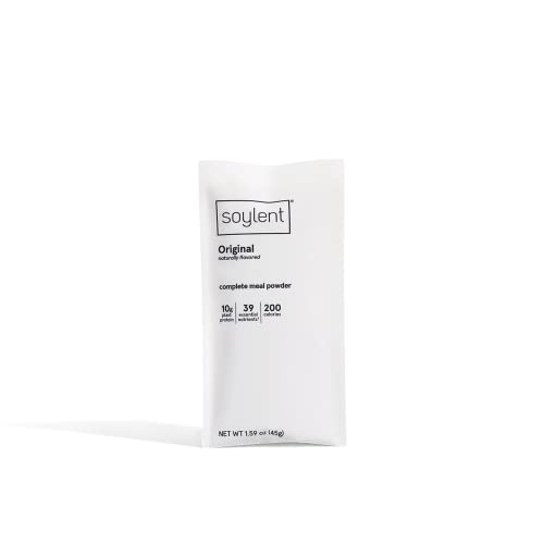 0810028970274 - SOYLENT COMPLETE NUTRITION VEGAN PROTEIN MEAL REPLACEMENT POWDER TRAVEL PACK, ORIGINAL, 10 CT.
