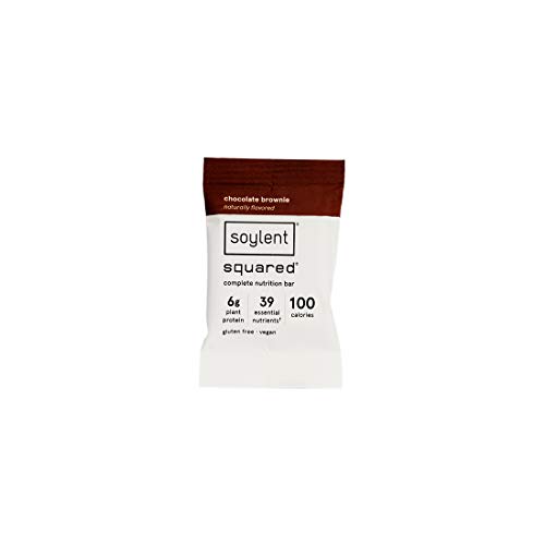 0810028970465 - SOYLENT 100 CALORIE COMPLETE NUTRITION BARS 6G PLANTBASED PROTEIN 39 ESSENTIAL NUTRIENTS 24, BROWN, CHOCOLATE BROWNIE, 6 COUNT