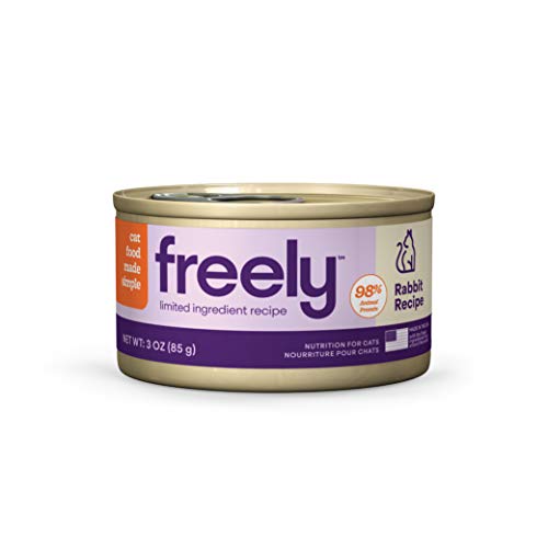 0810029224529 - FREELY LIMITED INGREDIENT DIET, NATURAL GRAIN-FREE RABBIT CANS, WET CAT FOOD, 3OZ X 12 CANS