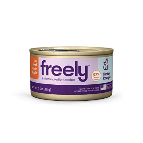 0810029224642 - FREELY LIMITED INGREDIENT DIET, NATURAL GRAIN-FREE TURKEY CANS, WET CAT FOOD, 3OZ X 12 CANS