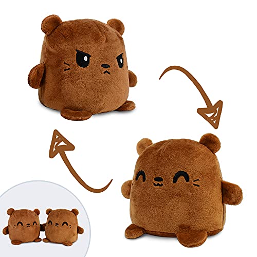 0810031364961 - TEETURTLE | PLUSHMATES | OTTER | BROWN | HAPPY + ANGRY | THE REVERSIBLE PLUSH THAT HOLD HANDS!