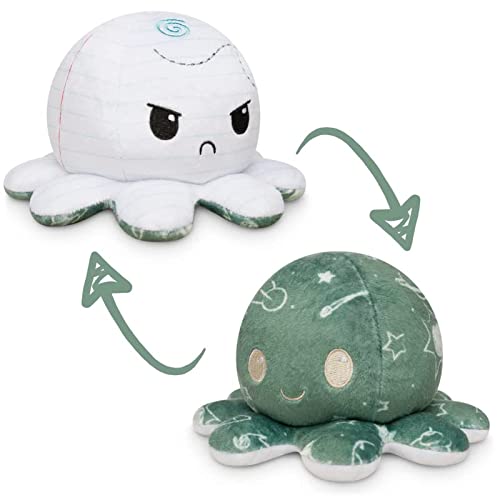 0810031368532 - TEETURTLE | THE ORIGINAL REVERSIBLE OCTOPUS PLUSHIE | PATENTED DESIGN | CHALKBOARD + NOTEBOOK | HAPPY + ANGRY | SHOW YOUR MOOD WITHOUT SAYING A WORD!