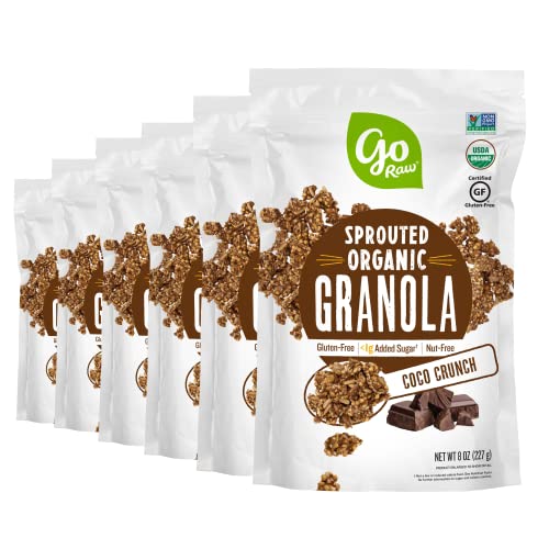 0810032300531 - GO RAW ORGANIC SPROUTED GRANOLA, COCO CRUNCH, 6 CT BOX OF 8 OZ BAGS