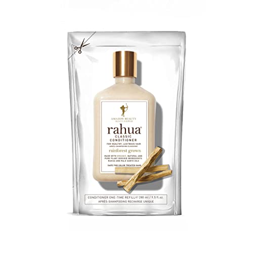 0810039250013 - RAHUA CLASSIC CONDITIONER REFILL 9.5 FL OZ, MADE WITH ORGANIC INGREDIENTS FOR HEALTHY SCALP AND HAIR, SAFE FOR COLOR TREATED HAIR, SHAMPOO WITH PALO SANTO AROMA, BEST FOR ALL HAIR TYPES