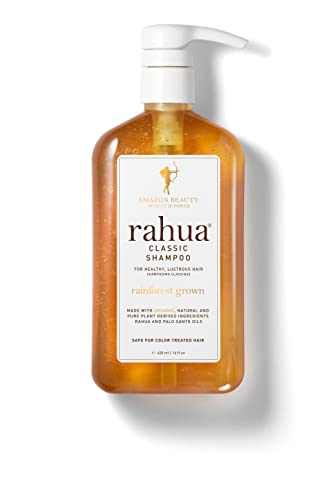 0810039250228 - RAHUA CLASSIC SHAMPOO LUSH PUMP 14 FL OZ, MADE WITH ORGANIC INGREDIENTS FOR HEALTHY SCALP AND HAIR, SAFE FOR COLOR TREATED HAIR, SHAMPOO WITH PALO SANTO AROMA, BEST FOR ALL HAIR TYPES