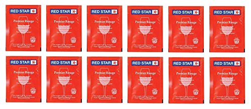 0810045261225 - RED STAR PREMIER ROUGE WINE YEAST - PACK OF 12 - WITH NORTH MOUNTAIN SUPPLY FRESHNESS GUARANTEE