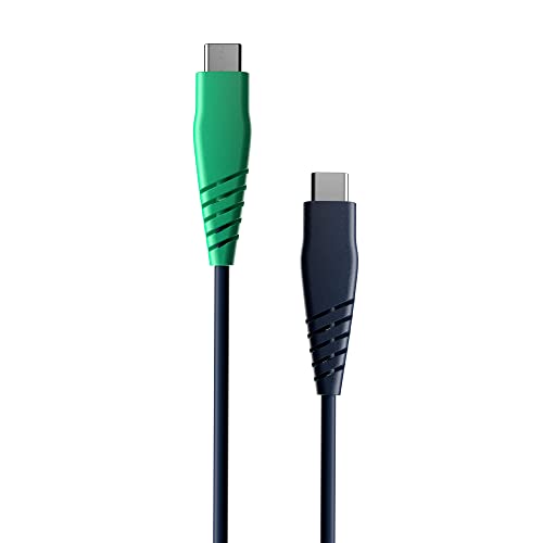 0810045684826 - SKULLCANDY LINE ROUND CHARGING CABLE, USB-C TO USB-C - DARK BLUE/GREEN