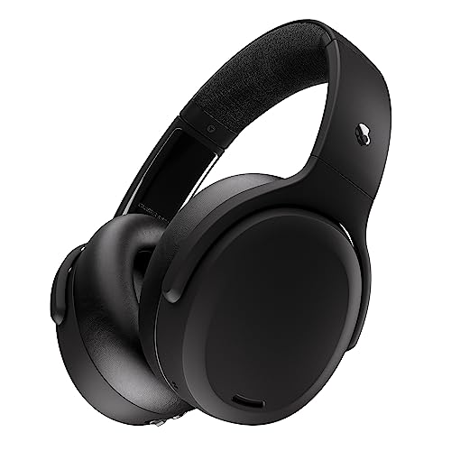 0810045688817 - SKULLCANDY CRUSHER ANC 2 BLUETOOTH NOISE CANCELLING HEADPHONES / 50 HOURS BATTERY/EXTRA BASS TECH/USE WITH ANDROID AND IPHONE/WITH MICROPHONE/WIRELESS HEADPHONES NOISE CANCELLING - BLACK