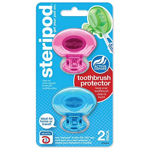 0810046670231 - STERIPOD STERIPOD CLIP-ON TOOTHBRUSH PROTECTOR