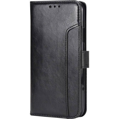 0810050760034 - SAHARACASE - LEATHER SERIES CASE FOR APPLE® IPHONE® SE (2ND GENERATION AND 3RD GENERATION 2022) - SCORPION BLACK