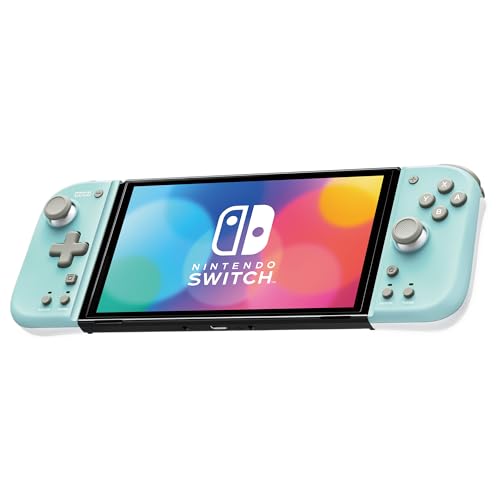 0810050911344 - HORI NINTENDO SWITCH SPLIT PAD COMPACT (MINT GREEN X WHITE) - ERGONOMIC CONTROLLER FOR HANDHELD MODE - OFFICIALLY LICENSED BY NINTENDO