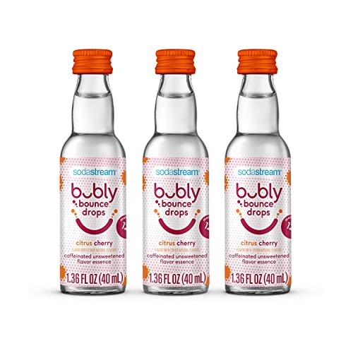 0810055451289 - SODASTREAM BUBLY BOUNCE DROPS, CHERRY CITRUS FLAVOR, PACK OF 3