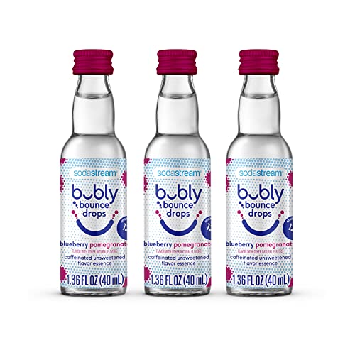 0810055451340 - SODASTREAM BUBLY BOUNCE DROPS, BLUEBERRY POMEGRANATE FLAVOR, PACK OF 3