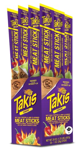 0810056353513 - CATTLEMANS CUT TAKIS FUEGO MEAT STICKS, 1 OUNCE (PACK OF 20)