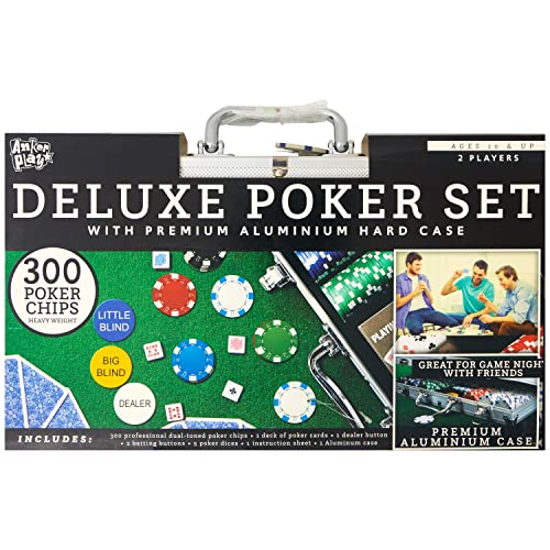0810062771271 - ANKER PLAY PRODUCTS 200291/DOM TEXAS HOLD EM POKER CASE AND 300 CHIP PRO CHAMP SET, STANDARD, MULTIPLE