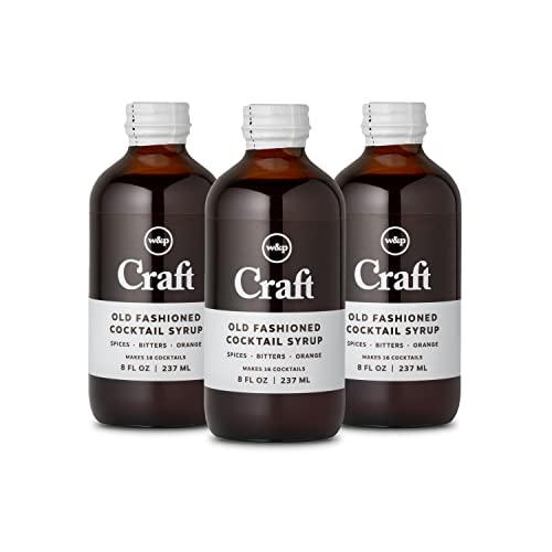 0810074415170 - W&P CRAFT COCKTAIL SYRUP, OLD FASHIONED | 8 OUNCE, SET OF 3 | COCKTAIL MIXER, HANDCRAFTED IN SMALL BATCHES, CRAFT COCKTAIL, BAR COLLECTION
