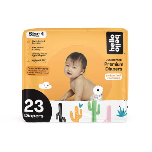 0810084871379 - HELLO BELLO BABY DIAPERS - SIZE 4 - CACTUS - PACK OF 23
