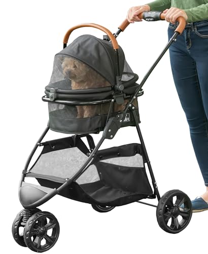 0810092230670 - PET GEAR 3-IN-1 TRAVEL SYSTEM, VIEW 360 ULTRA LIGHT TRAVEL SYSTEM STROLLER CONVERTS TO CARRIER AND BOOSTER SEAT WITH EASY CLICK N GO TECHNOLOGY, FOR SMALL DOGS & CATS, 4 COLORS