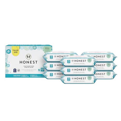 0810094553708 - THE HONEST COMPANY CLEAN CONSCIOUS WIPES | 99% WATER, PLANT-BASED, BABY WIPES | HYPOALLERGENIC, EWG VERIFIED | CLASSIC, 648 COUNT