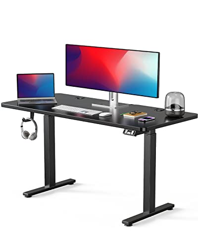 0810098599689 - MARSAIL, 48 24 INCH ADJUSTABLE HEIGHT HOME OFFICE FURNITURE COMPUTER MEMORY PRESET ELECTRIC STANDING DESK WITH SEDENTARY REMINDER, 4824 INCH, BLACK