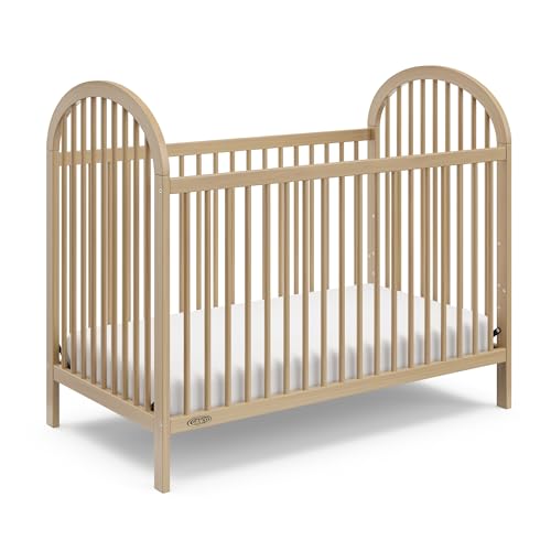 0810105292961 - GRACO OLIVIA 3-IN-1 CONVERTIBLE CRIB (DRIFTWOOD) – GREENGUARD GOLD CERTIFIED, CONVERTS TO DAYBED AND TODDLER BED, FITS STANDARD FULL-SIZE CRIB MATTRESS, ADJUSTABLE MATTRESS HEIGHT, EASY-TO-MATCH STYLE
