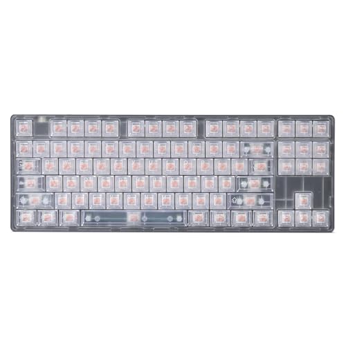 0810116901579 - DROP + MITO KEYSTERINE TRANSPARENT ABS KEYCAP SET R2 - FROST - 60%, 65%, 75%, TKL, WKL, 1800, 96-KEY, FULL-SIZE AND MORE CHERRY MX STYLE KEYBOARD COMPATIBILITY