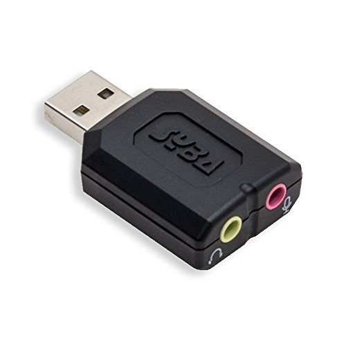 0810154014088 - SYBA SD-CM-UAUD USB STEREO AUDIO ADAPTER, C-MEDIA CHIPSET, ROHS