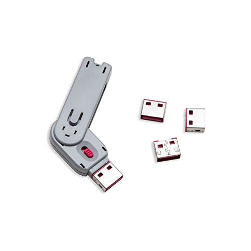 0810154018918 - SYBA USB PORT BLOCKER WITH 1 KEY AND 4 USB LOCK (SY-ACC20165)