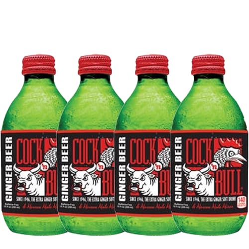 0810158580909 - COCK N BULL GINGER BEER 4 PACK 10OZ SODA BOTTLES - IDEAL MIXER FOR COCKTAILS, MOCKTAILS, AND BARTENDERS - PREMIUM QUALITY FOR PERFECT MIXED DRINKS - REFRESHING FLAVOR PROFILE- MADE IN USA