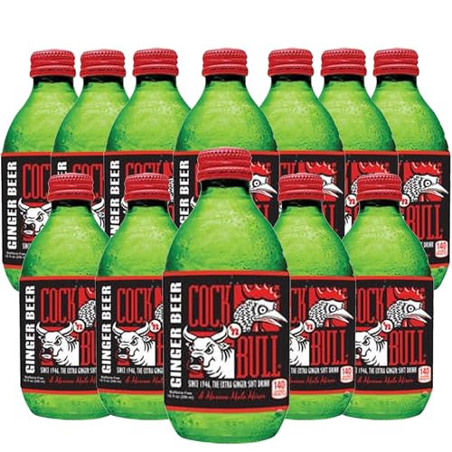 0810158580930 - COCK N BULL GINGER BEER 12 PACK 10OZ SODA BOTTLES - IDEAL MIXER FOR COCKTAILS, MOCKTAILS, AND BARTENDERS - PREMIUM QUALITY FOR PERFECT MIXED DRINKS - REFRESHING FLAVOR PROFILE- MADE IN USA