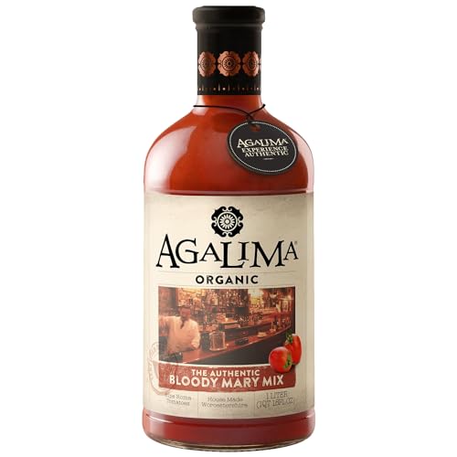0810158583092 - AGALIMA ORGANIC AUTHENTIC BLOODY MARY DRINK MIX, ALL NATURAL, 1 LITER (33.8 FL OZ) GLASS BOTTLE