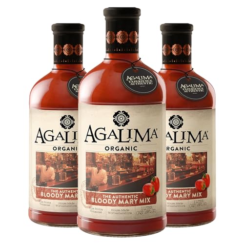 0810158583115 - AGALIMA ORGANIC AUTHENTIC BLOODY MARY DRINK MIX, ALL NATURAL, 1 LITER (33.8 FL OZ) 3 PACK