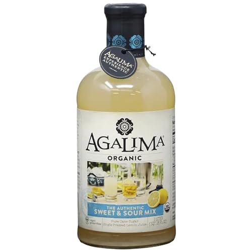 0810158583276 - AGALIMA AUTHENTIC ORGANIC SWEET & SOUR DRINK MIX, ALL NATURAL, 1 LITER (33.8 FL OZ) GLASS BOTTLE