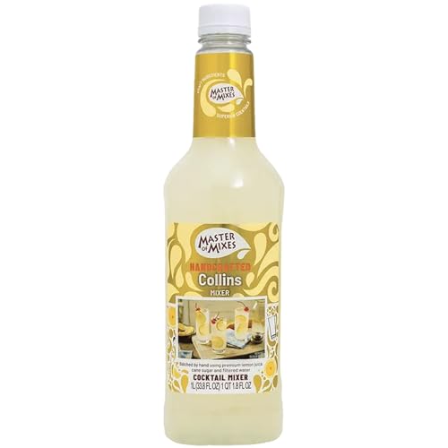 0810158586871 - MASTER OF MIXES TOM COLLINS MIX - READY TO USE - 1 LITER BOTTLE (33.8 FL OZ)-MIXER PERFECT FOR BARTENDERS AND MIXOLOGISTS