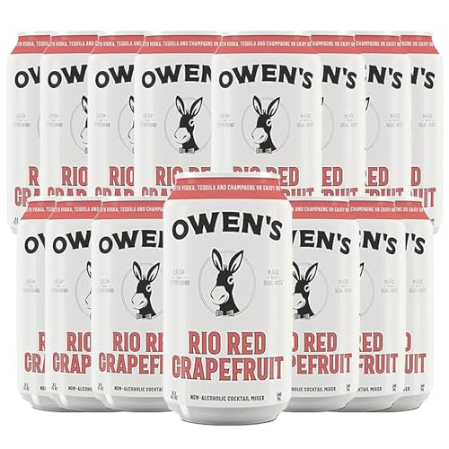 0810164200495 - OWEN’S CRAFT MIXERS | RIO RED GRAPEFRUIT 15 PACK | HANDCRAFTED IN THE USA WITH PREMIUM INGREDIENTS | VEGAN & GLUTEN-FREE SODA MOCKTAIL AND COCKTAIL MIXER
