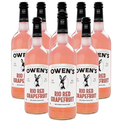 0810164201263 - OWEN’S CRAFT MIXERS | RIO RED GRAPEFRUIT 8 PACK 750ML | HANDCRAFTED IN THE USA WITH PREMIUM INGREDIENTS | VEGAN & GLUTEN-FREE SODA MOCKTAIL AND COCKTAIL MIXER