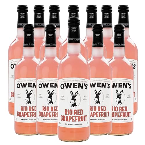 0810164201287 - OWEN’S CRAFT MIXERS | RIO RED GRAPEFRUIT 12 PACK 750ML | HANDCRAFTED IN THE USA WITH PREMIUM INGREDIENTS | VEGAN & GLUTEN-FREE SODA MOCKTAIL AND COCKTAIL MIXER
